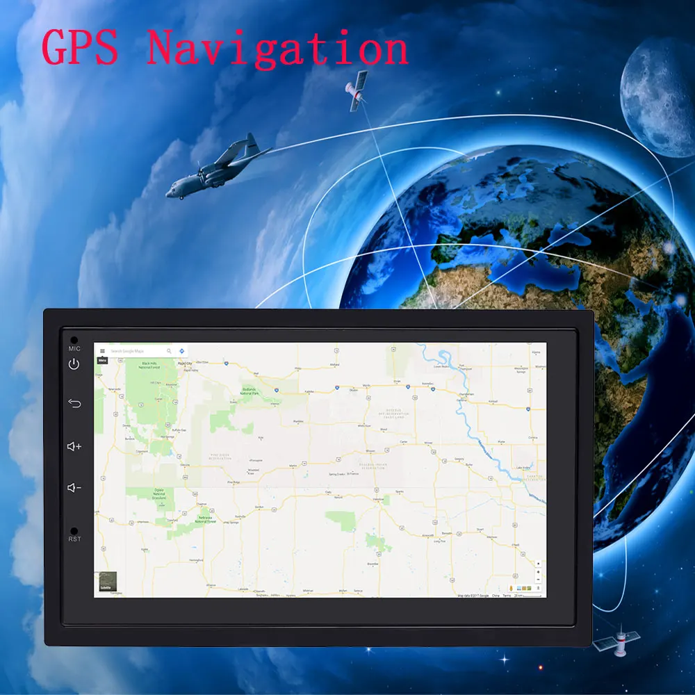 Sale Camecho 2 din Car Radio Multimedia Player Android 6.0 GPS Navigation 7003RC Autoradio 7"HD Touch Screen Car accessories Camera 1