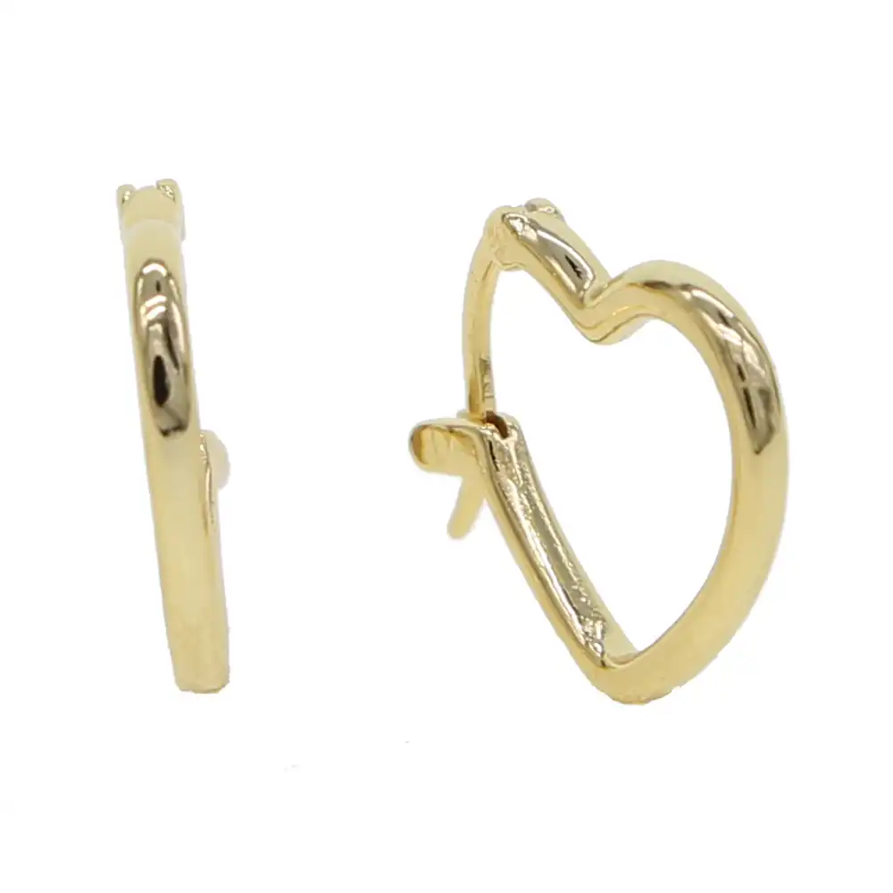 Преувеличены Геометрическая гладкой большой круг обруч серьги Бесплатная доставка Элегантный цвет золотистый «любящее сердце» серьги-кольца для молодой девушки