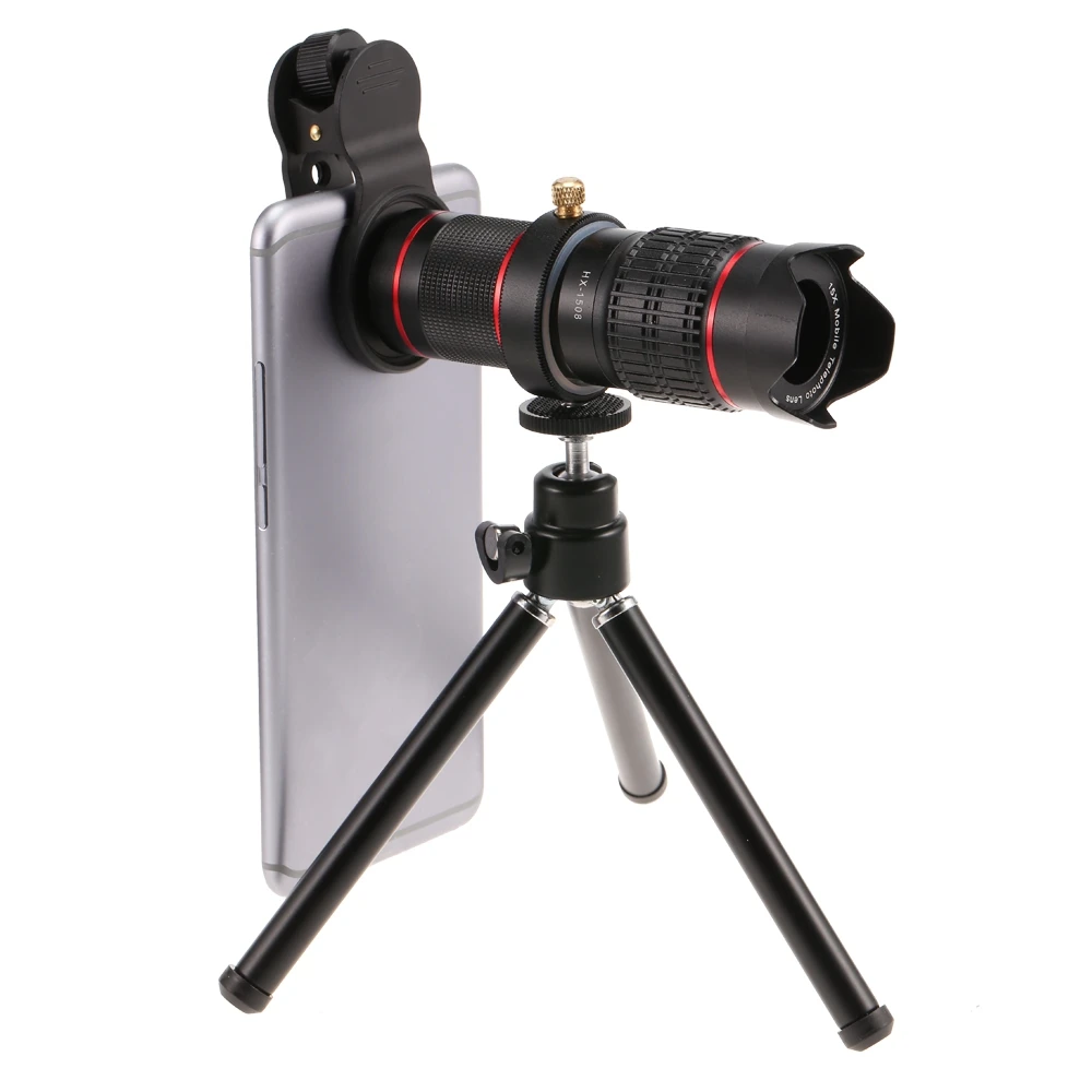 

15X Outdoor Telephoto Lens with Tripod for Mobile Phone Telescope Binoculars Hunting Hiking Zoom With Tripod for Mobile Phone