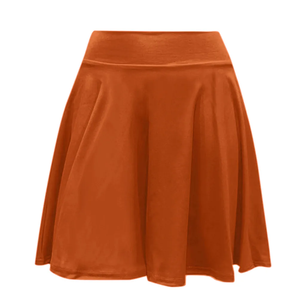 Women Fashion High Waist Solid Mini Pencil Skirt Hip Slim Sexy Short Skirt Bottoming jupe longue femme