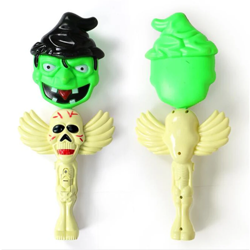 LED Light Ghost pumpkin Stick Wands Rave Cheer Party Flashing Glow Stick Light Sticks halloween decoration Glow Party Supplies (6)