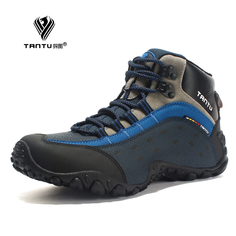 TANTU-zapatos de senderismo para hombre, zapatillas de cuero transpirables para exteriores, escalada, calzado deportivo de 39 46, 2 colores AliExpress