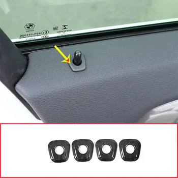 

4pcs Black Wood Grain For BMW X1 F48 2016-2019 ABS Car Door Lock Cover Trim Stickers Car Accessories For BMW X2 F47 2018 2019