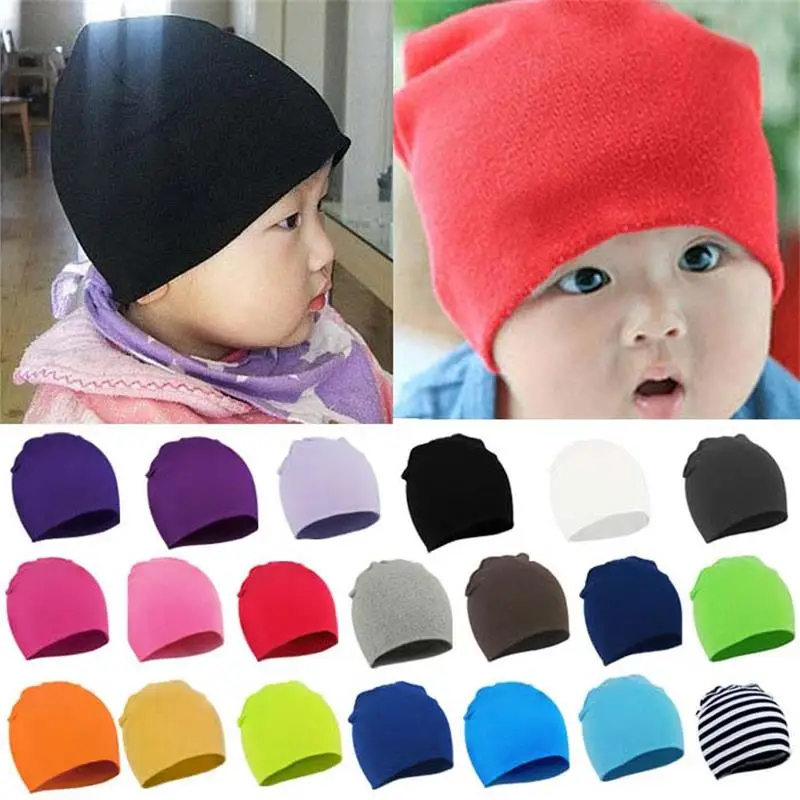 2017 Fashion Style New Unisex Newborn Baby Boy Girl Toddler Infant Cotton Soft Cute Hat Cap Beanie Bonnet Gorros Touca 20 Colors unisex newborn baby boy
