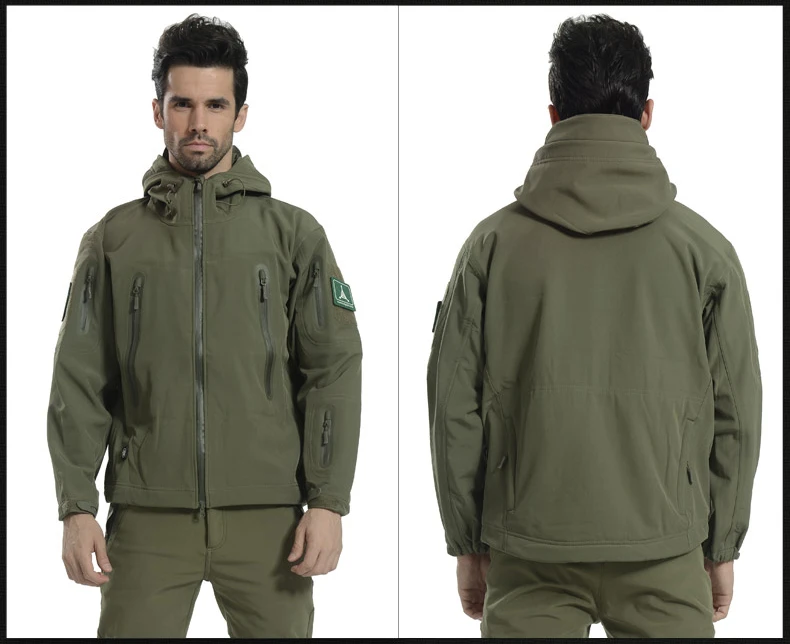 Новинка, тактическая куртка стелс V6.0, мягкая оболочка, военная куртка, Мужская водонепроницаемая флисовая ветровка, пальто, армейская камуфляжная куртка, на молнии