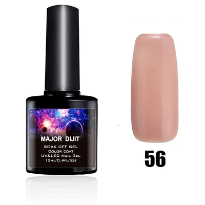 56 New Major Dijit 12ML Gel Nail Polish UV Gel Polish Long Lasting Soak Off UV Nail Gel Polish Hot Gelpolish - Цвет: 56