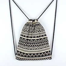 Горячая холщовый мешок на завязках мешок для пляжа для женщин и мужчин сумка для хранения путешествий рюкзак для подростков mochila masculina