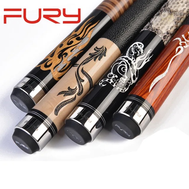 Cheap High Quality LE Fury Billiard Pool Cues 11.75mm/12.75mm Tip With Pool Cue Case 2016 New