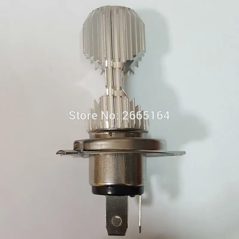 Fanless cree 8W HS1 H4 led motorcycle headlight high low beam 02