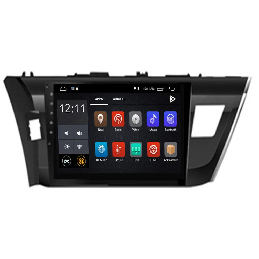 Perfect Octa Core Android 9.0 2din Car Radio GPS Multimedia Player With CarPlay 4G LTE For Toyota Corolla Levin 2013 2014 2015 0