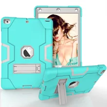 For Apple New Pad Pro 9.7(2017) Cover Heavy Duty Shockproof Protective Armor Shell Tablet Case for New Pad 9.7 2017