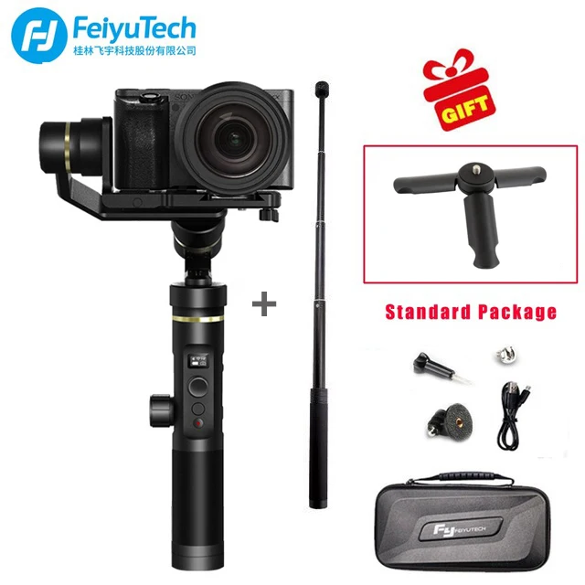 

FeiyuTech G6 Plus 3-Axis Handheld Gimbal For GoPro HERO 7 Xiaomi yi 4k SJ Sony RX100 a6300 Canon M10 Phones PK Moza Aircross