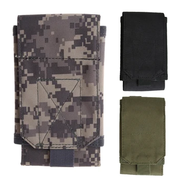

Mini Molle Army Camo Camouflage Bag For Up To 5.5 Inch Phone With Hook Loop Belt Pouch Holster Cover Case US#V