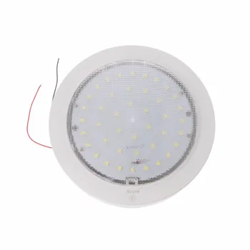 

Universal LED RV Interior Led Ceiling Light Boat Camper Trailer Single Dome 12-24V 800LM 9W coach motorhome dome light