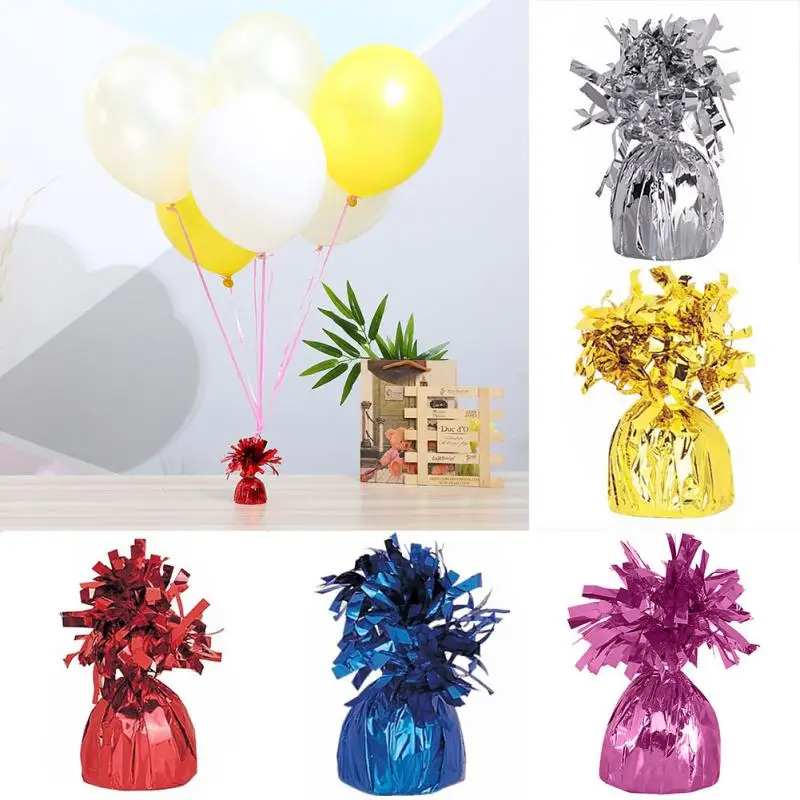 

Solid Balloon Tassel Gravity Block Bright Color Balloon Weight Tools Accessories Home Party Decoration