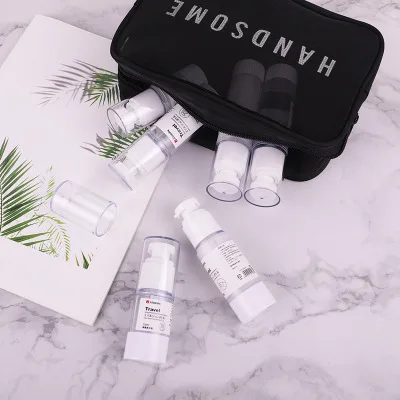 

Vacuum Travel Sub Bottle Set Press Type Small Sprinkling Pot Spray Bottle Make-Up Water Water Supply Emulsion Empty Bottle Trip