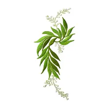 Нить серебряная нить вышивка листья Национальный Ветер в цветочную ткань паста Чонсам с цветами украшение мозаичный из кусочков клей