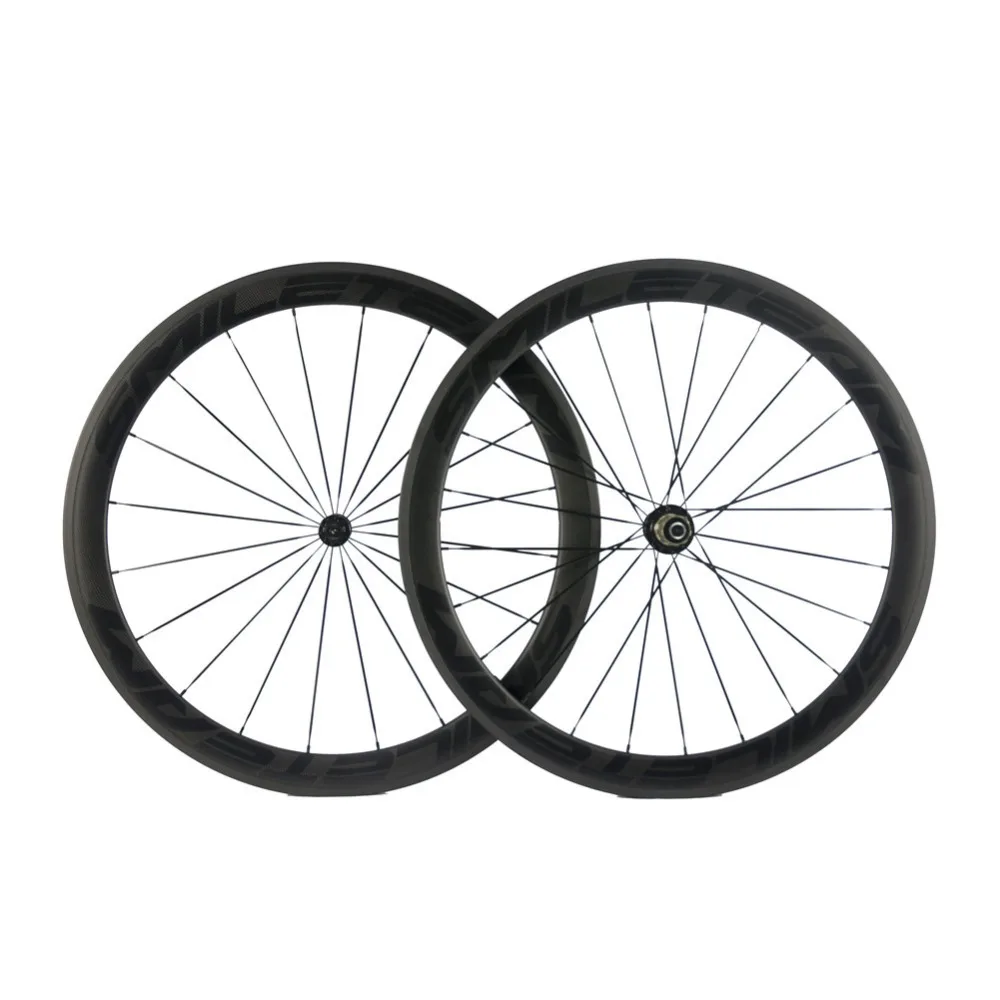 Ultralight Full Carbon Road Bicycle Wheels 700C 50mm Clincher Road Bike Wheelset Racing Bicycle Carbon Wheels R13 Hubs 3k Matte