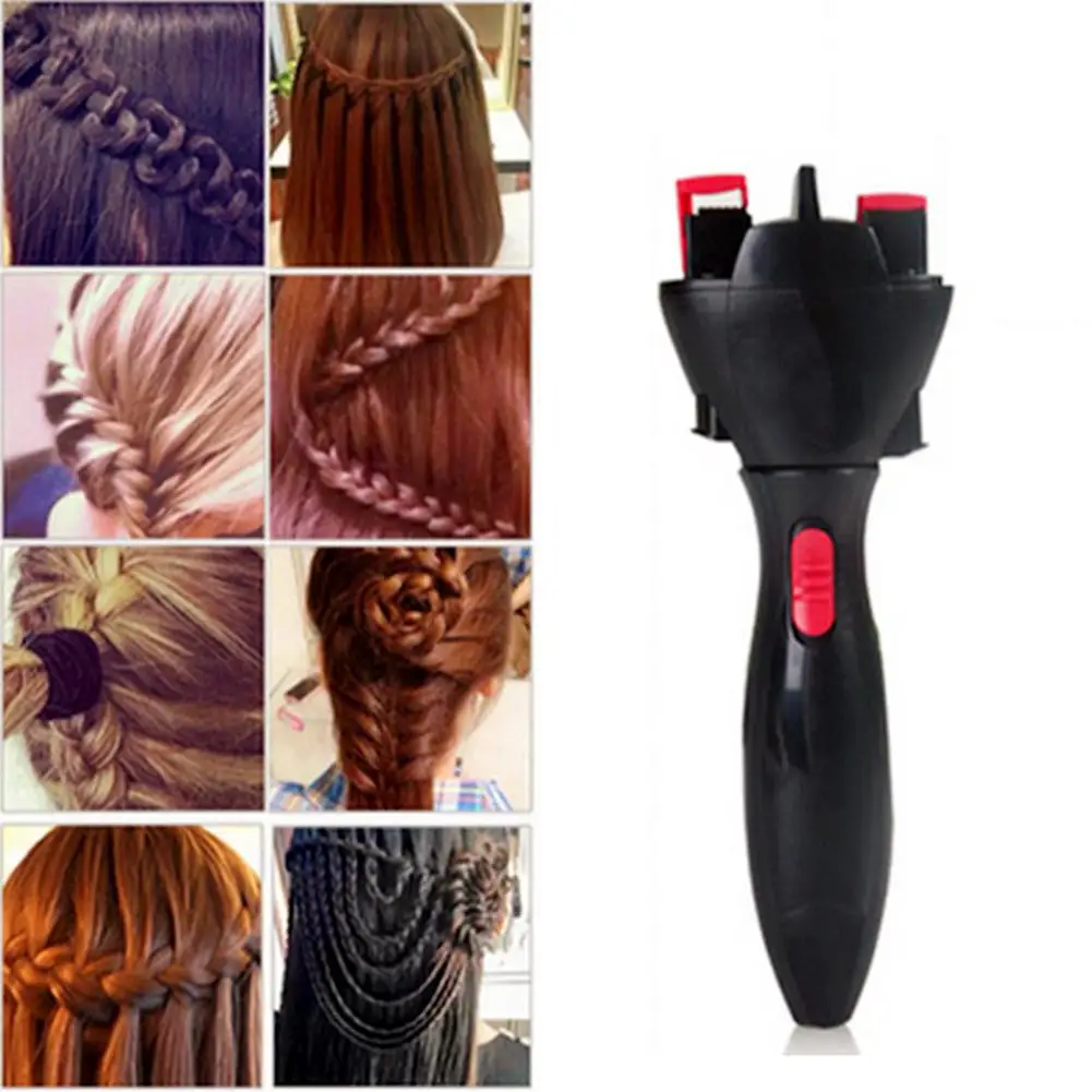 

Electric DIY Hair Braider Machine Automatic Knitted Twist Device Women Braiding Hairstylimg Tools