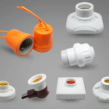 Высокая Температура устойчивостью Керамика E27 лампа держатель Водонепроницаемый Droplight E27 разъем энергосберегающие лампы База светодиодные лампы держатель