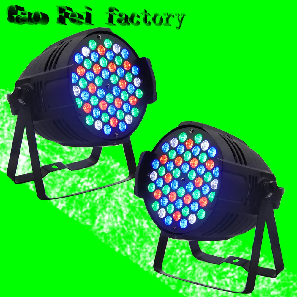 

LED Par 54pcs 3W Led Light RGBW LED Light Stage DJ Light DMX Led Par Par Party Lights (2PCS/LOT)