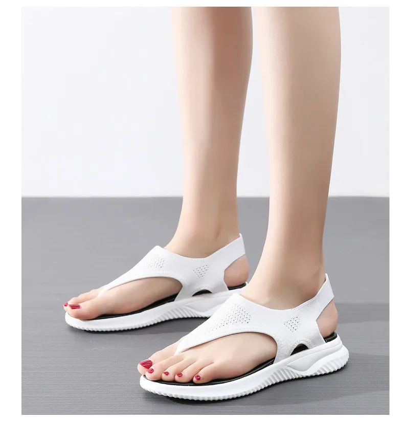 LL 9520-2019 Breathable Flyknit Women Sandals Summer Woman Shoes-18