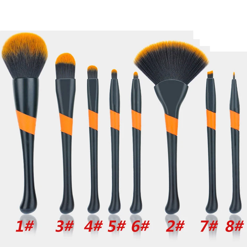 

2019 New Makeup Brushes Set 1 Piece Professional Makeup Brushes Synthetic Hair Foundation Powder Eyeshadow Brushes 8 Styles