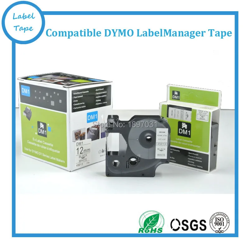 혼합 27pcs dymo D1 라벨 테이프, dymo D1 라벨 테이프