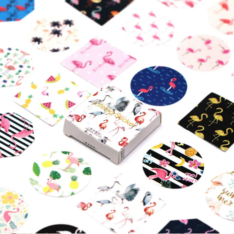 

2019 New Flamingo Notebook Note Black Cardboard Creative Diy Draw Notes For Kids Toy Memo Pad Material School Supplies