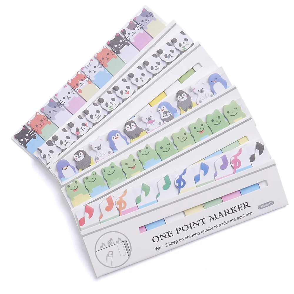 

Mini Cute Kawaii Cartoon Animals Cat Panda Memo Pad Sticky Notes Memo Notebook Stationery Note Paper Stickers School Supplies