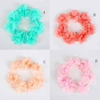 

1pcs Beautiful Colorfull Flower Wreath Hair Crown Headwear Hair Bands For 18 Inch Girl Doll Clothes & Accessories