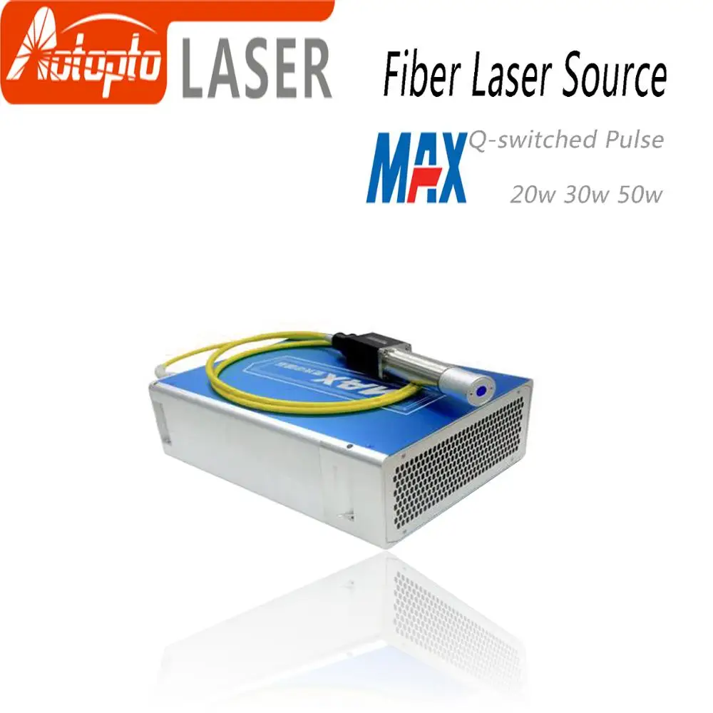 MAX 20W30W50W Q-switched Pulse Fiber Laser Series GQM 1064nm High Quality Laser Marking Machine DIY PART