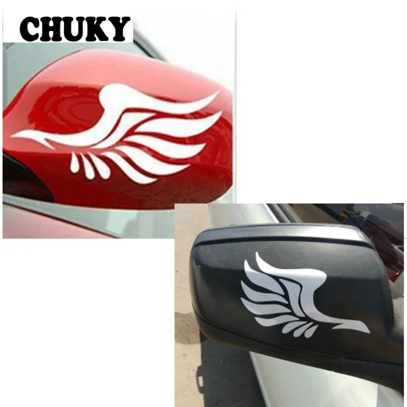 

Auto Motorcycle Rearview Mirror Decor Wings Car Sticker for Fiat 500 Kia Rio K2 Ceed Sorento Skoda Octavia A5 A7 2 Rapid Fabia