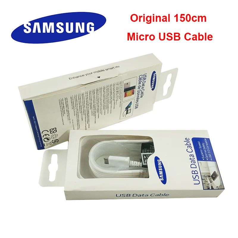 

Original Samsung USB Cable 1.5M Micro USB Cable 2A Fast Charge Data Cable For Galaxy S6 S7 Edge Note 4 5 J3 J5 J7 A3 A5 A7 2016