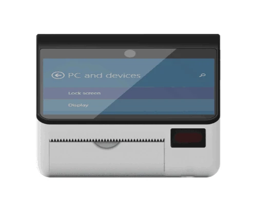 Портативный android Bluetooth PDA scan PT7003 с wifi, gps и мини-принтером