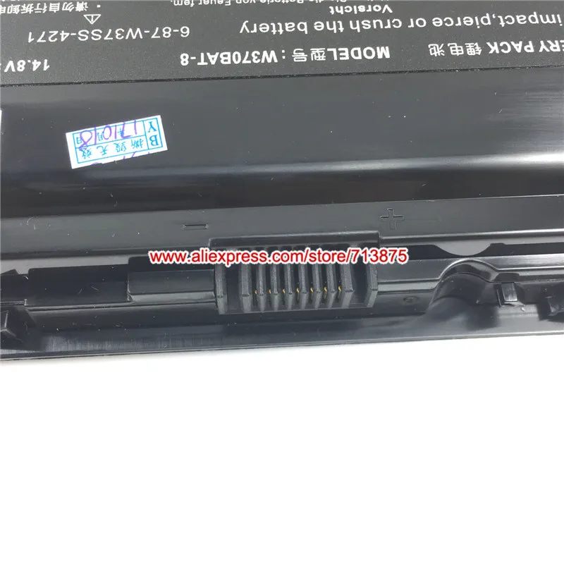 Натуральная W370BAT 8 (SIMPLO) Батарея 6 87 W37SS 427 для Clevo W370ET W350ET W350ST W350ETQ W370SK K590S K650C K750S W35XSS