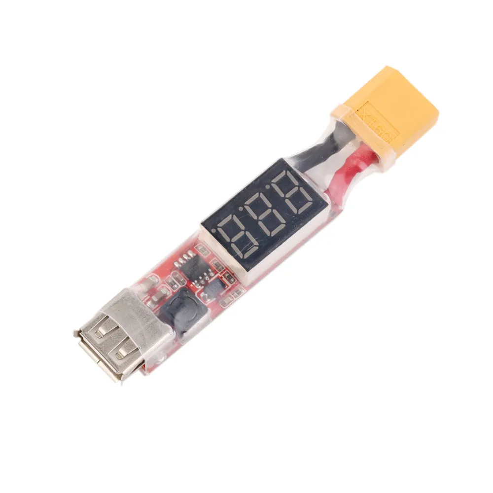 

Wholesale 1pcs 2S-6S Lithium Battery Charger Converter T-Plug XT60 Plug With Voltage Display for iphone Ipad HTC Dropshipping