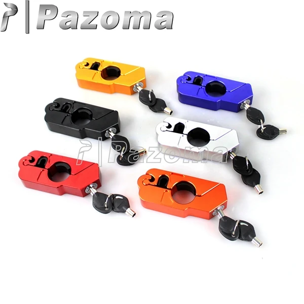 Orange Moto Guidon Dacc/él/érateur Grip Antivol S/écurit/é Frein Niveau De Verrouillage pour Le V/élo Scooter Mobylette ATV Ouken Universal Moto Brake Lock Caps-Lock Moto
