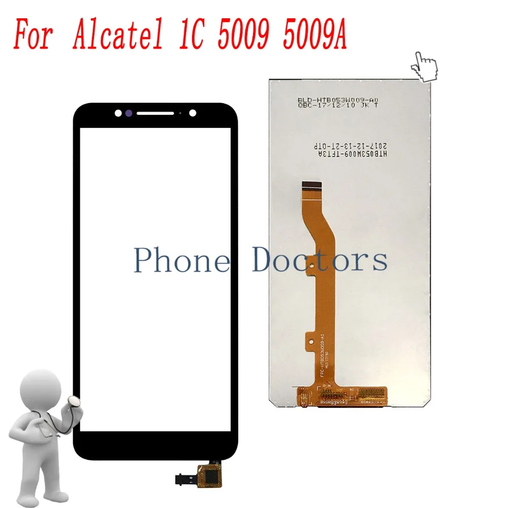 

5.34" AAA Quality For Alcatel 1C 5009 5009A 5009D Digitizer Touch Screen & LCD Display Replacement