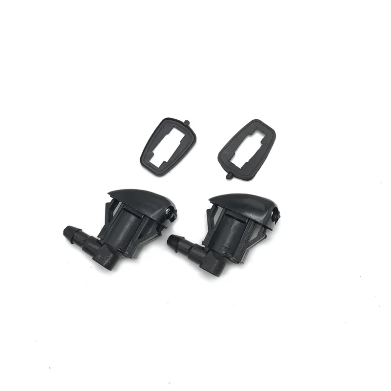 JEAZEA 2pcs Front Windshield Washer Wiper Nozzle Spray Jet for