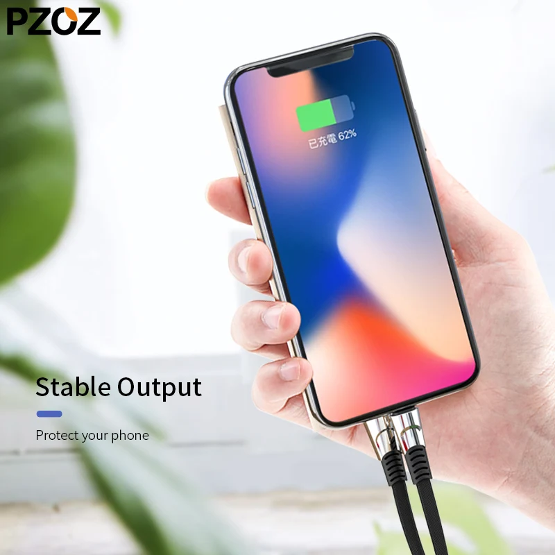 PZOZ для iphone Xs Max зарядный кабель Usb цинковый сплав металл быстрое зарядное устройство для iphone X 8 7 6 s 6s 5S короткий Шнур кабель для мобильного телефона