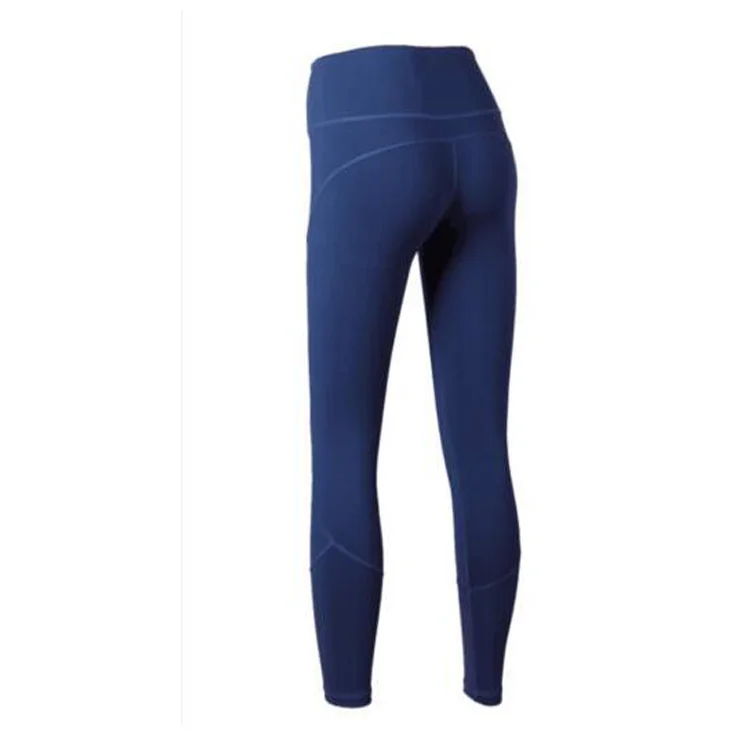 Женские брюки 7/8, узкие брюки, обтягивающие повседневные женские Стрейчевые брюки, обтягивающие одноцветные брюки - Цвет: blue