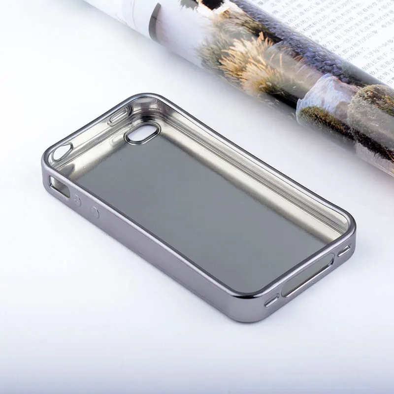 Funda para iphone 4S funda de cuero de madera con funda dura de PC funda para iphone 4 4S clásica estilo Retro funda