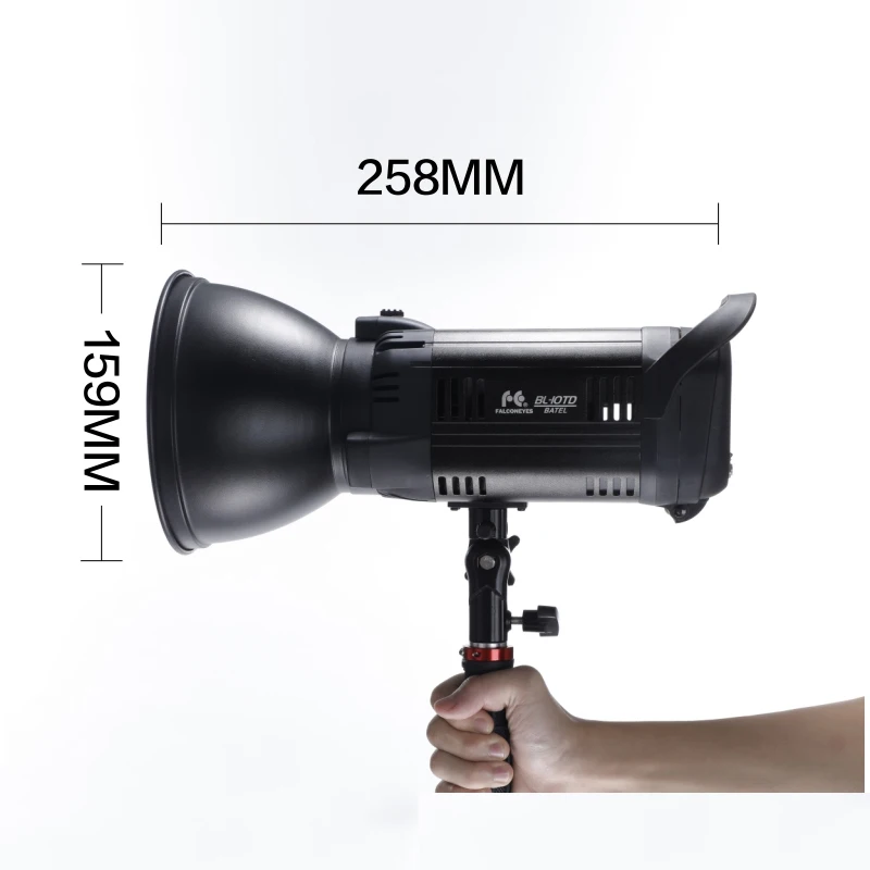 Falcon Eyes LED Stúdíó Fylling Light 100W Bi-litur 3000K-8000K Stillanleg Ljósritun Ljós með Bowen Bayonet & Höndla BL-10TD NANGUANG YONGNUO CY FOSOTO TRAVOR ANDOER NEEWERFalcon Eyes LED Studio Fill Light 100W Bi-color 3000K-8000K Regulac