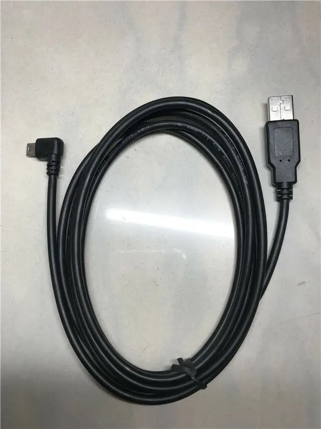 USB A 2.0 Male to Left angle 90° Mini usb B 5 pin Cable 2M | Электроника