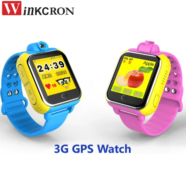 3G Kids GPS Watch tracker Cute Tencent Watch Safety Phone Remote Locator GPS SOS SMS Smart Watch Anti Lost Kids Smartwatch Alarm