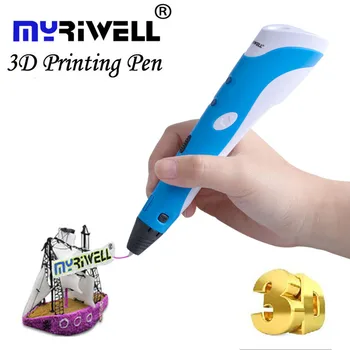 Myriwell DIY 3D Printer Pen Drawing 3d Printing Pens with ABS Filament 1.75mm