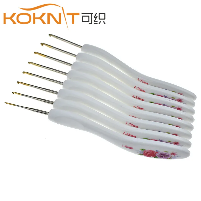 

8 Pcs/Set KOKNIT Needle Crochet Hooks Ergonomic Knitting Needle Smooth Weaving Loom Crochet Knitting Tools Sewing Tools