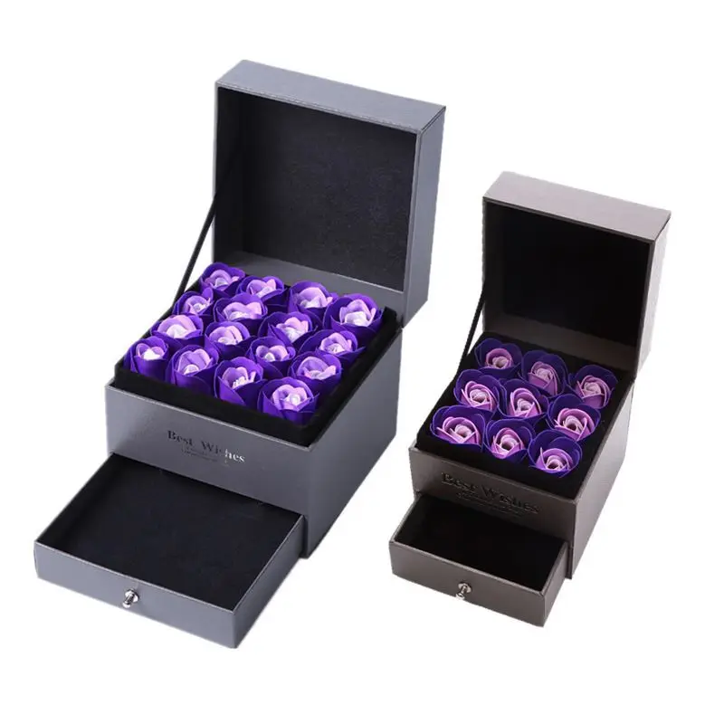 rose gift box artificial flowers  (23)