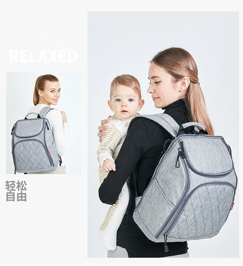 Многофункциональный Мама мешок плечи матери и ребенка из посылка матери рюкзак сумка для коляски мокрый мешок изоляции pad